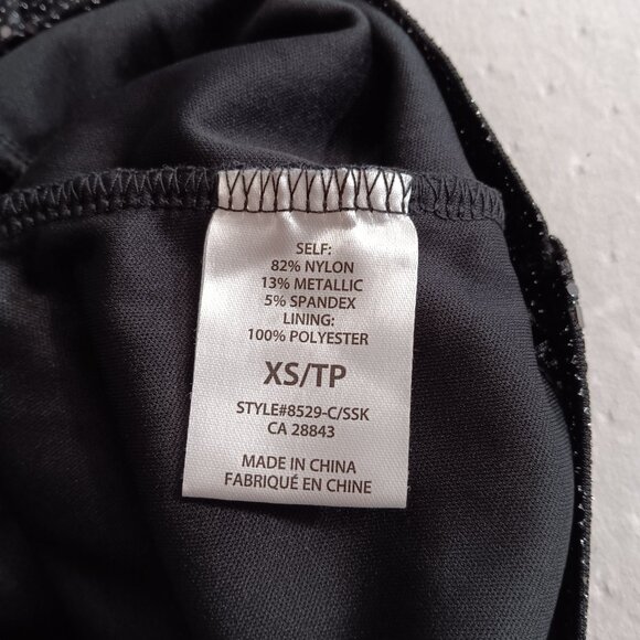 Eclipse NWOT Black Sequins Bodycon Cocktail Formal Mini Dress Women's Size XS - Picture 3 of 14